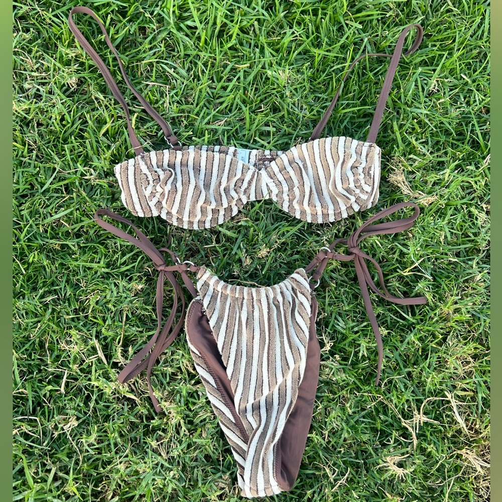 Rhythm Women’s Terry Sands Stripe Top and Bottom